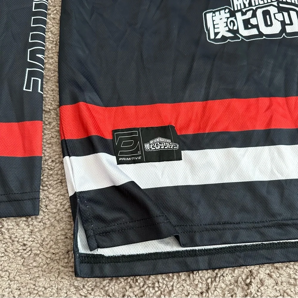 Primitive x My Hero Academia Black Hockey Jersey Size M - Picture 4 of 10